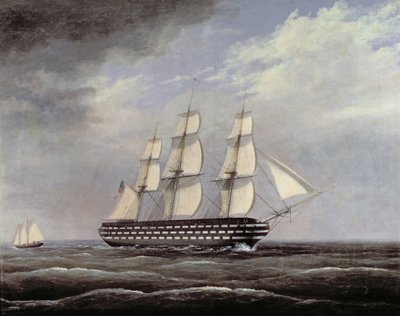 U.S.S. Pennsylvania by Thomas Birch